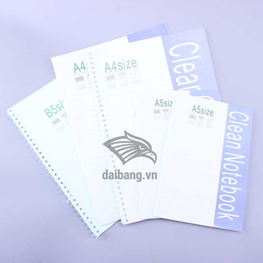 Vở lò xo phòng sạch giải pháp hoàn hảo cho không gian làm việc sạch