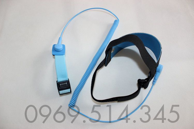 Cận cảnh cấu tạo của dây đeo chân chống tĩnh điện bảo vệ tối đa, sử dụng lâu dài