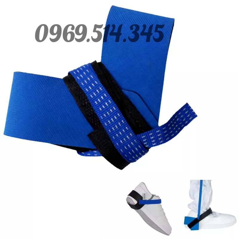 Vòng khử tĩnh điện phòng sạch tiện lợi và phù hợp vừa vặn với mọi cỡ chân của công nhân trong quá trình làm việc