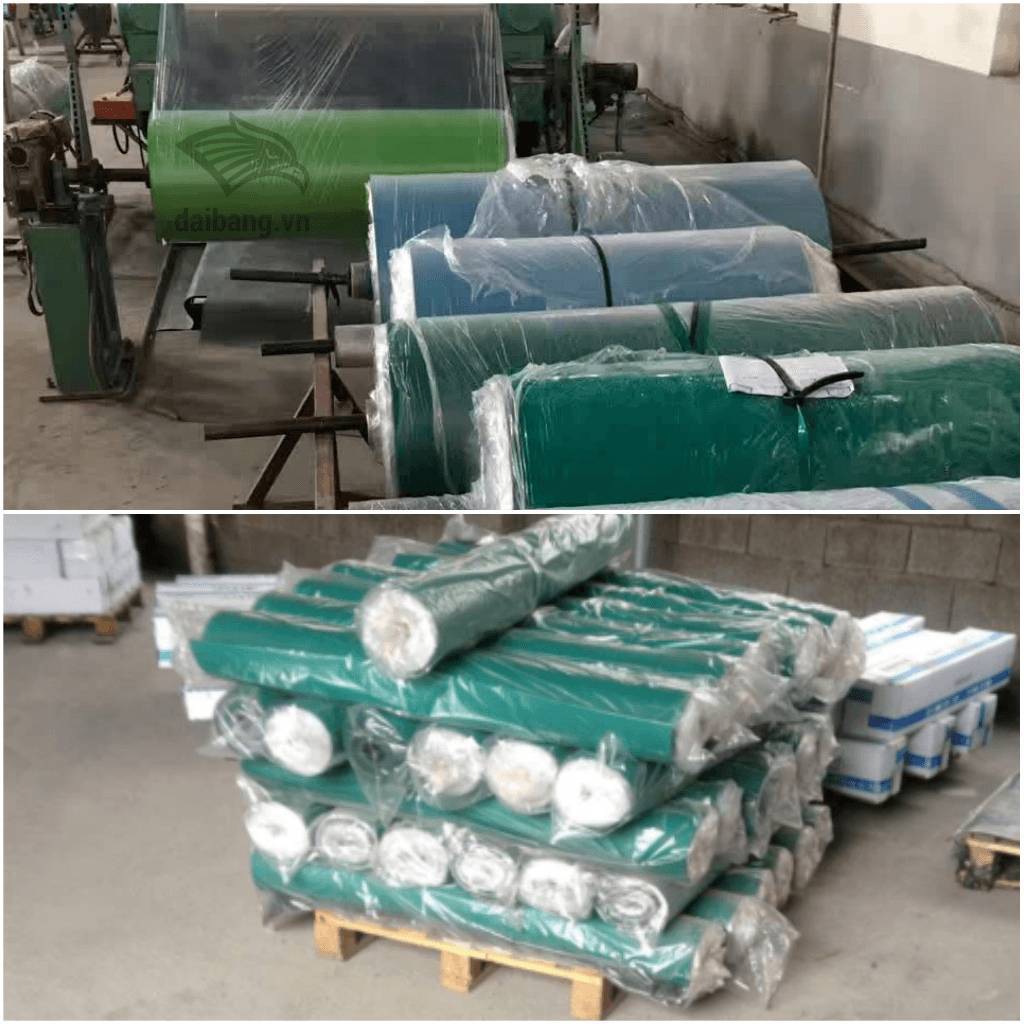 Được bọc một lớp màng PE đảm bảo trong quá trình vận chuyển
