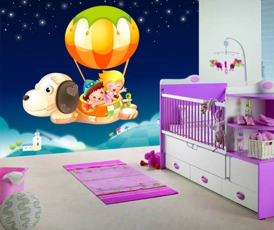 Nên chọn loại sơn gì khi vẽ tranh tường cho phòng của bé