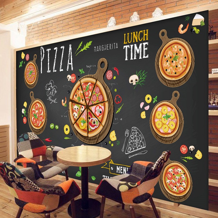 Tự vẽ hình vẽ pizza đầy màu sắc và hấp dẫn