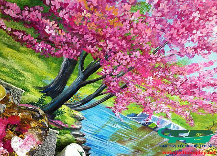 Hướng dẫn cách vẽ tranh phong cảnh mùa xuân đầy sức sống