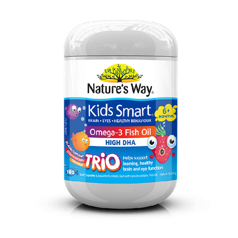 Nature's Way Kids Smart Omega-3 Fish Oil Trio - Bổ sung Omega 3 cho bé