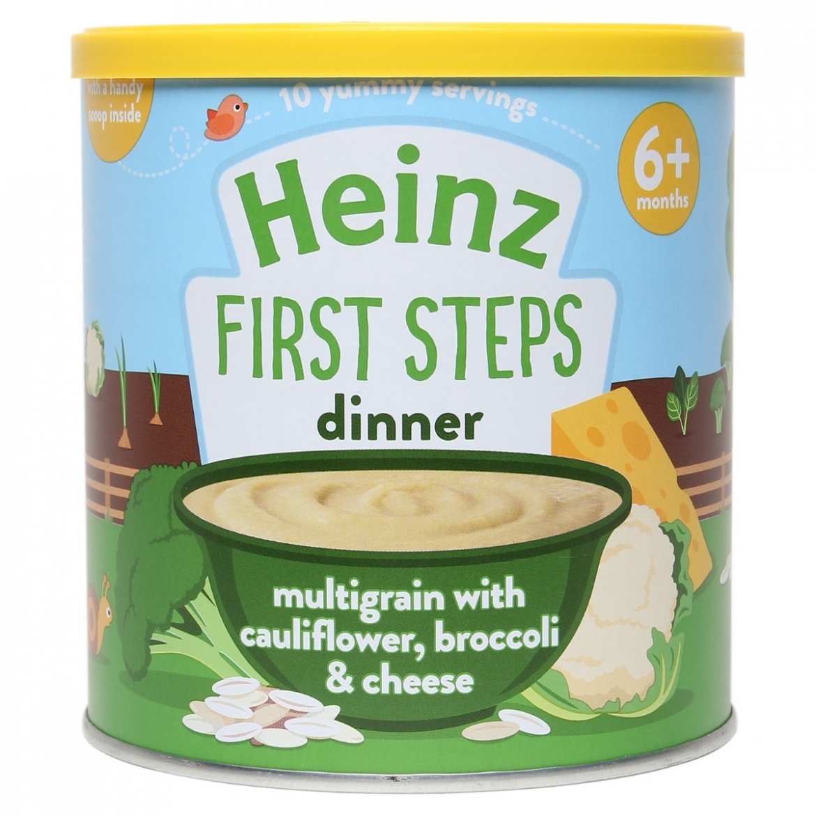 Bột ăn dặm Heinz súp lơ, bông cải, phô mai 200g (Trên 6 tháng)