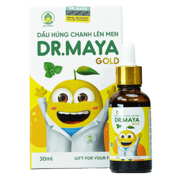 [ Tặng gạc đa năng 15c] Tinh Dầu Húng Chanh Dr.Maya 30ml tăng sức đề kháng