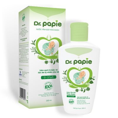 Nước tắm thảo dược Dr.Papie 500ml