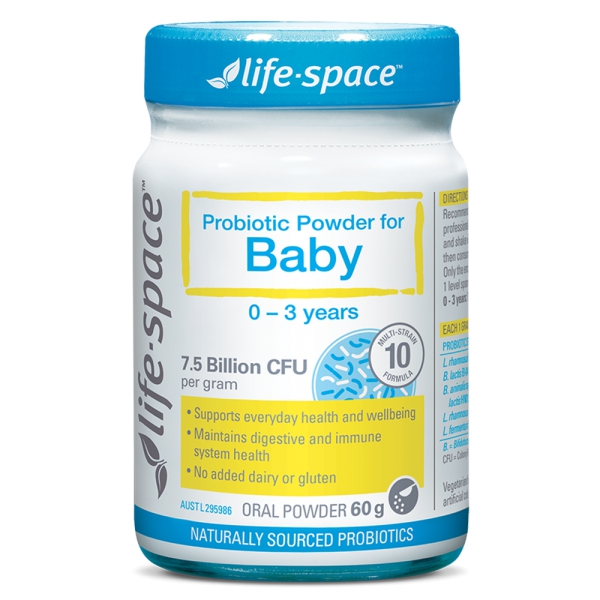 [Tặng PMH 100K]Life Space Probiotic Powder for Baby (0 tháng - 3 tuổi) 60g