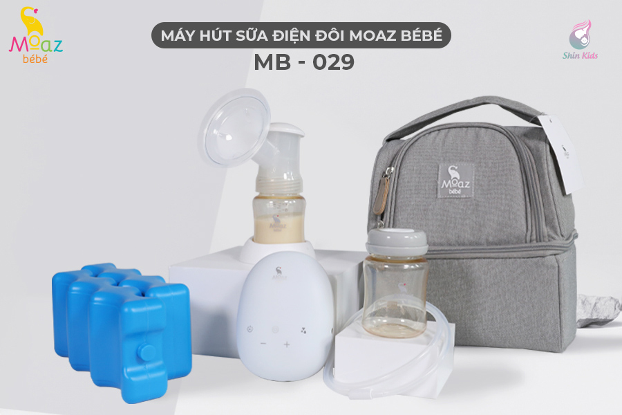 MÁY HÚT SỮA ĐIỆN ĐÔI MOAZ BÉBÉ MB-029