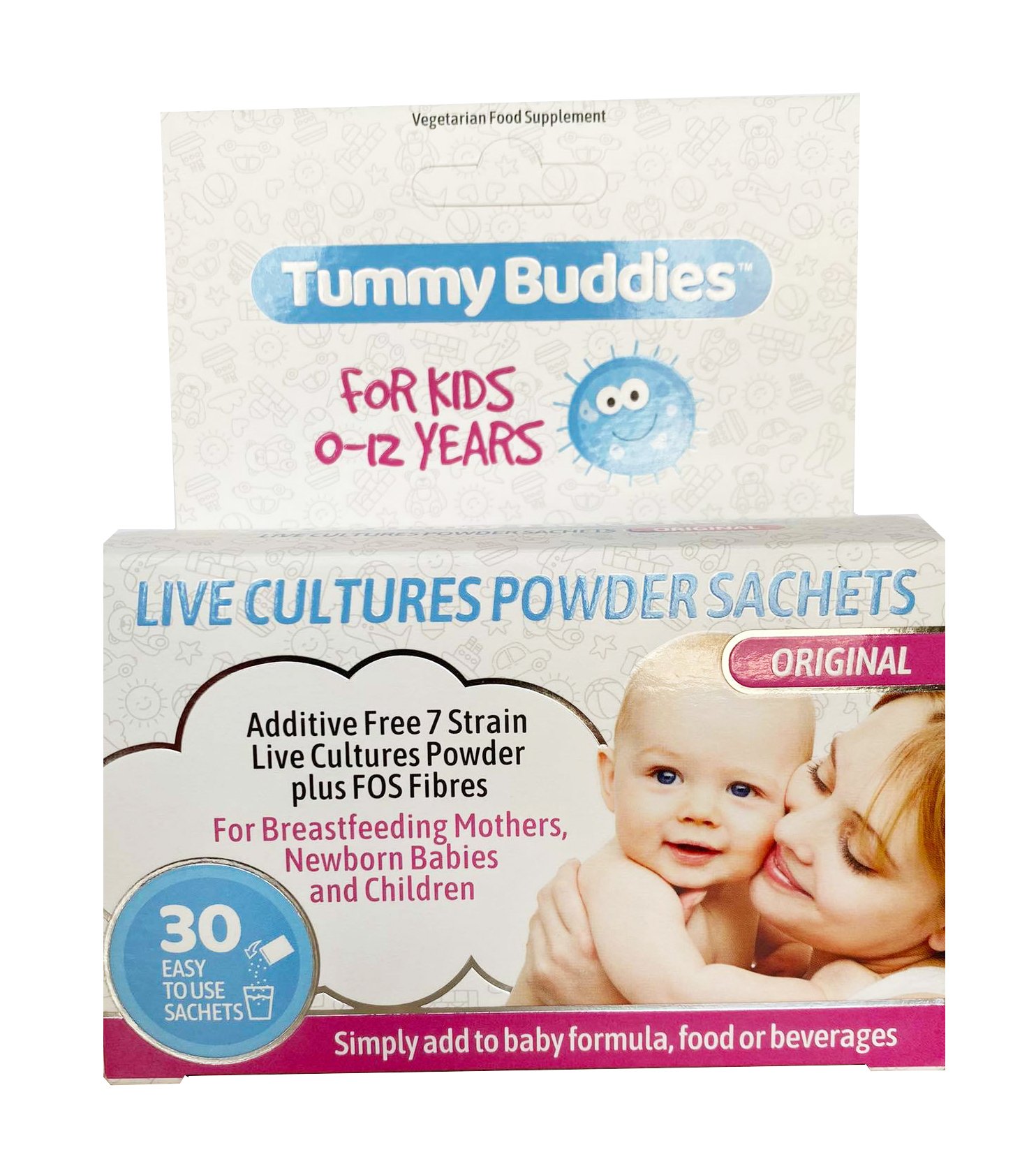 Men Vi Sinh Tummy Buddies Cho Bé Từ Sơ Sinh Của Anh