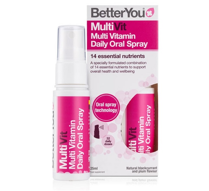 VITAMIN TỔNG HỢP BETTER YOU MULTIVIT ORAL SPAY ANH 25ML DẠNG XỊT