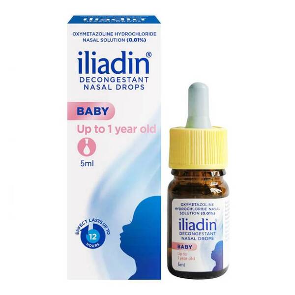 Nhỏ Mũi Iliadin 0,01% dành cho bé từ 0-1 tuổi