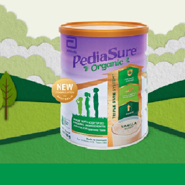 Sữa Pediasure Organic Úc 800g 1-10 tuổi