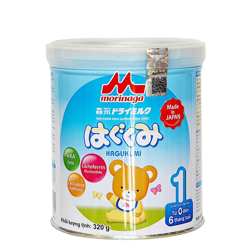 Sữa Morinaga số 1 320g (trẻ từ 0-6 tháng)