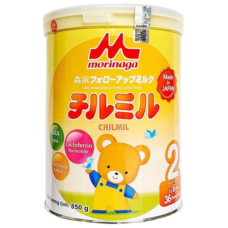 Sữa Morinaga số 2 850g (trẻ từ 6-36 tháng)