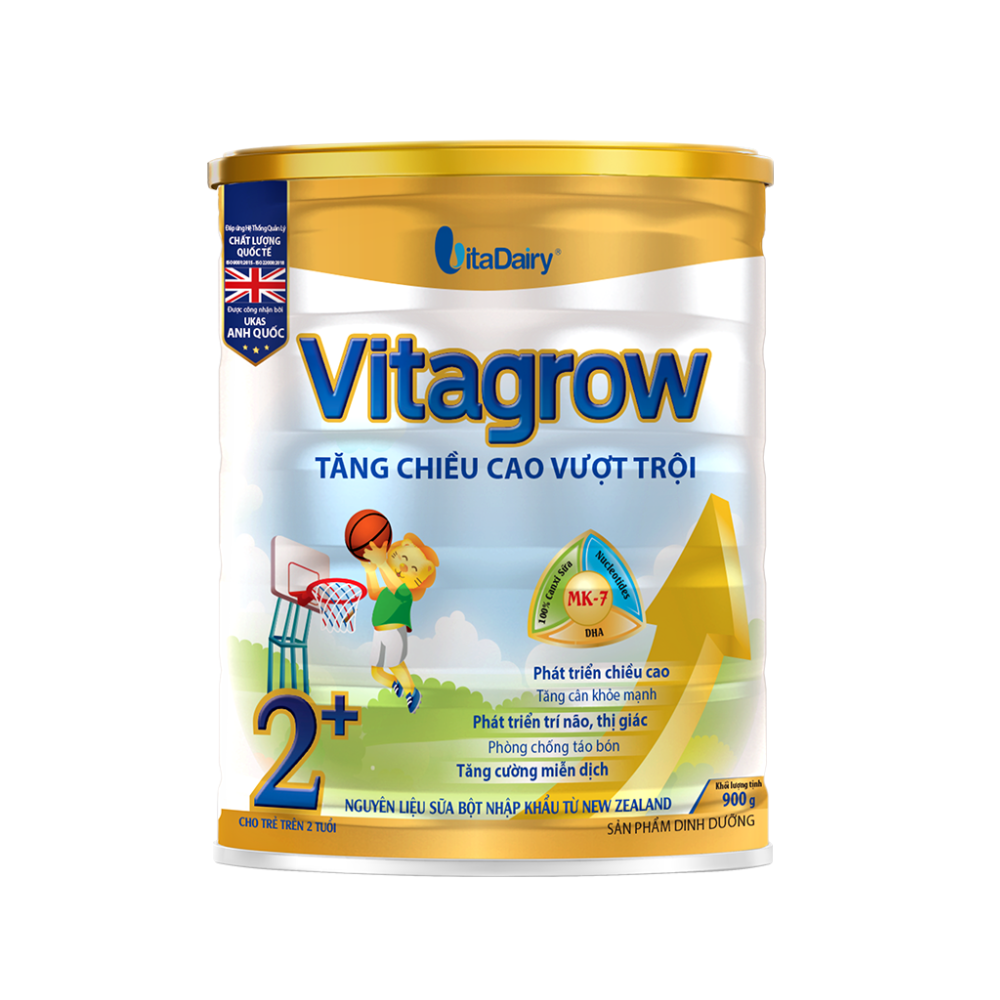 Sữa bột Vitagrow 1+/ 2+ 900g
