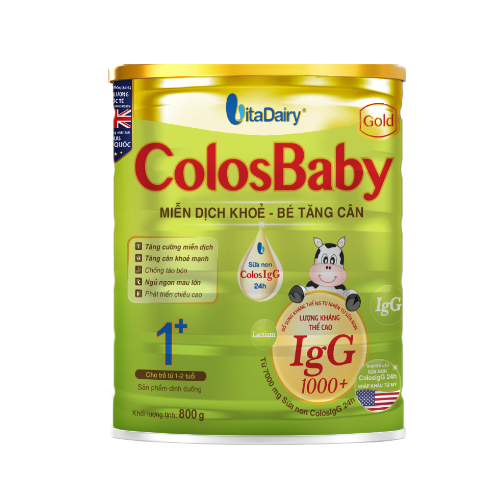 Sữa ColosBaby Gold 1+ 800g (1 - 2 tuổi)