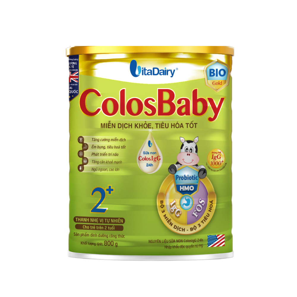 Sữa bột ColosBaby Bio Gold 0+/ 1+/ 2+ lon 800g
