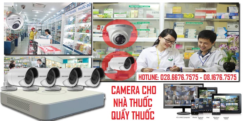 Lắp đặt camera cho nhà thuốc