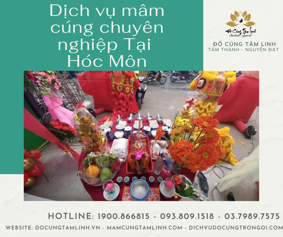 Dịch Vụ Mâm Cúng Chuyên Nghiệp Tại Hóc Môn