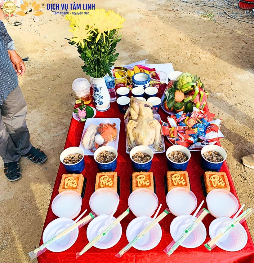 Mâm Cúng Động Thổ Tại Phường Bình Thới