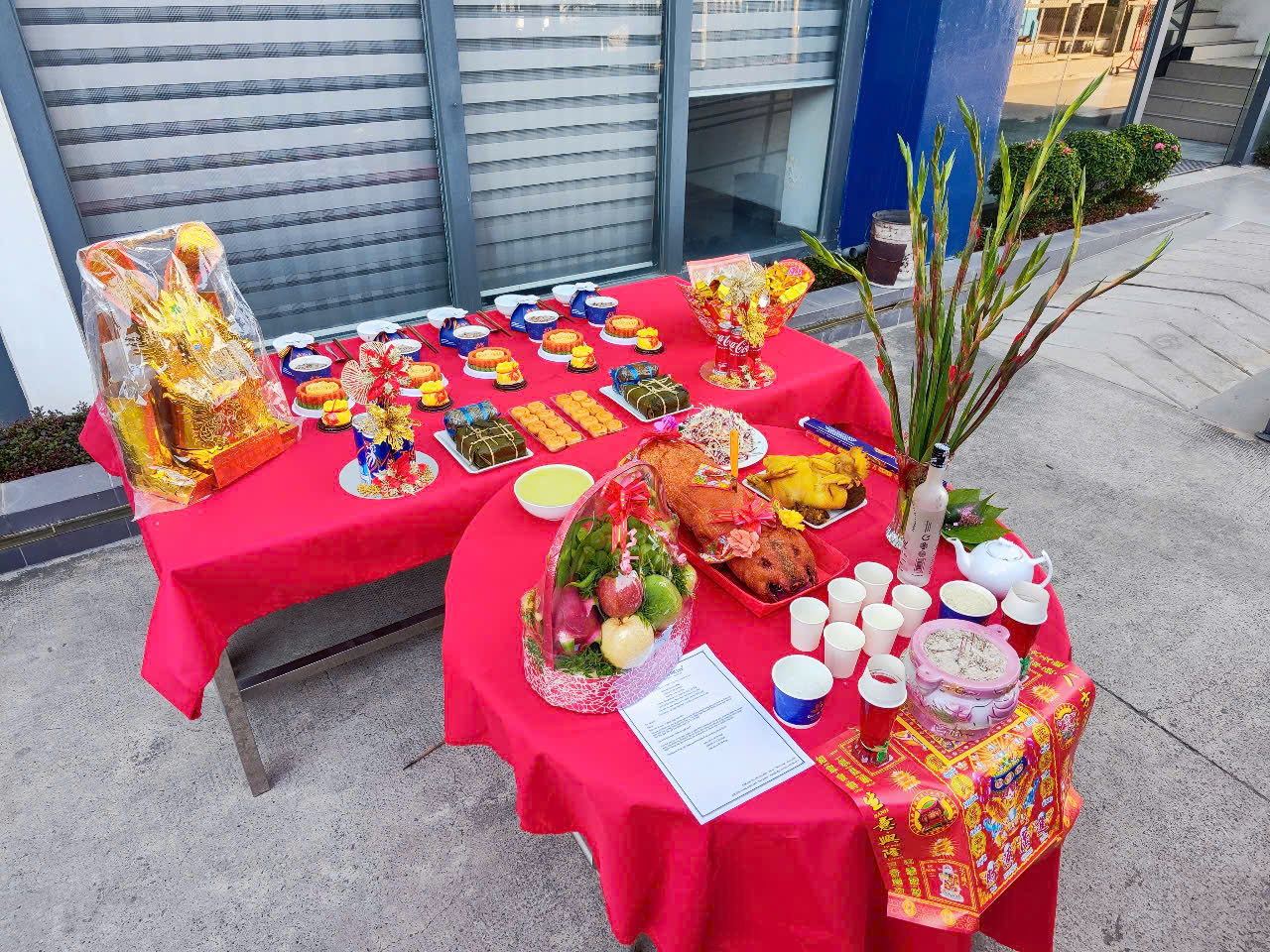 Mâm cúng giỗ tổ nghề may VIP 1 - Đầy Đủ