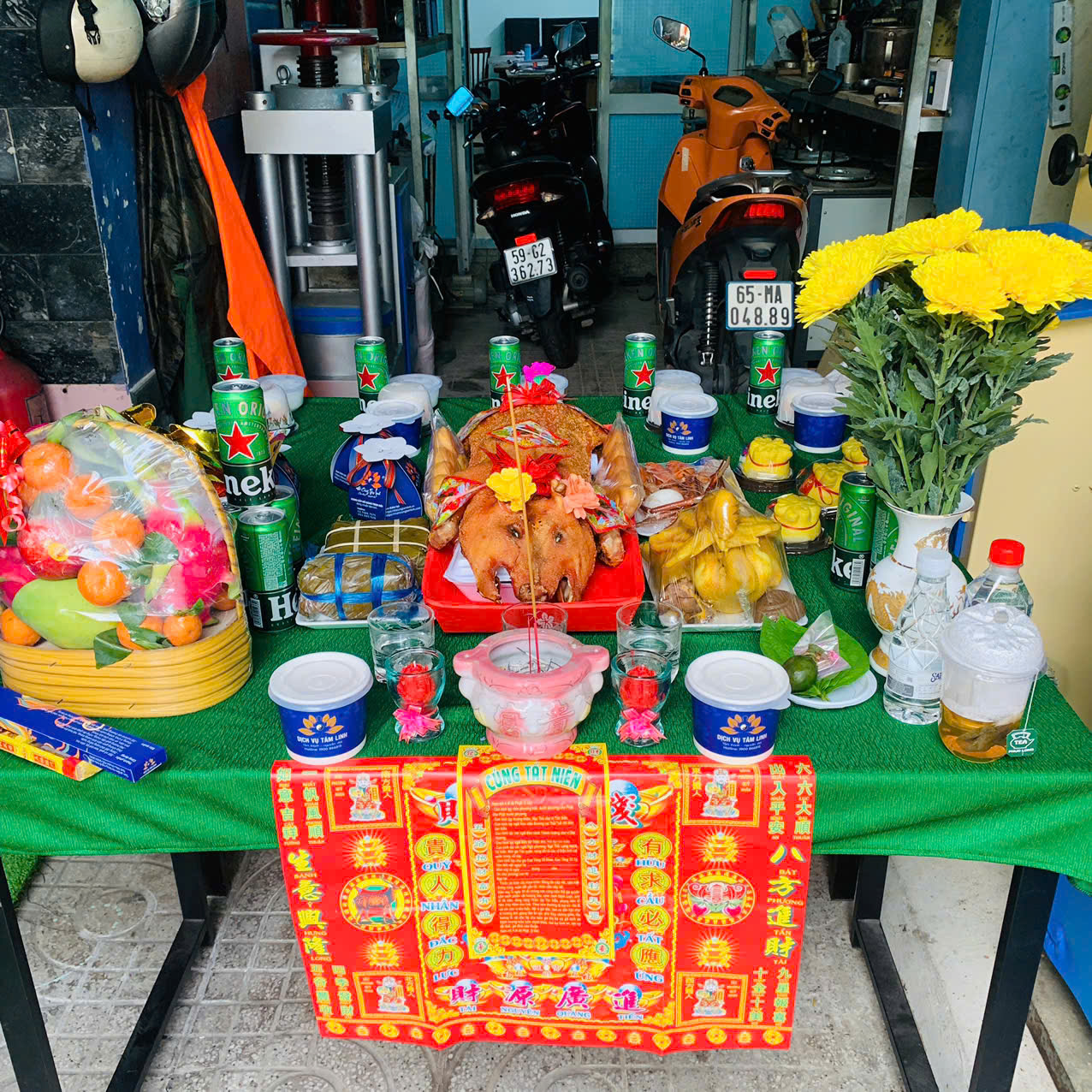 Mâm Cúng Tất Niên Công Ty Cuối Năm Trọn Vẹn Như Ý