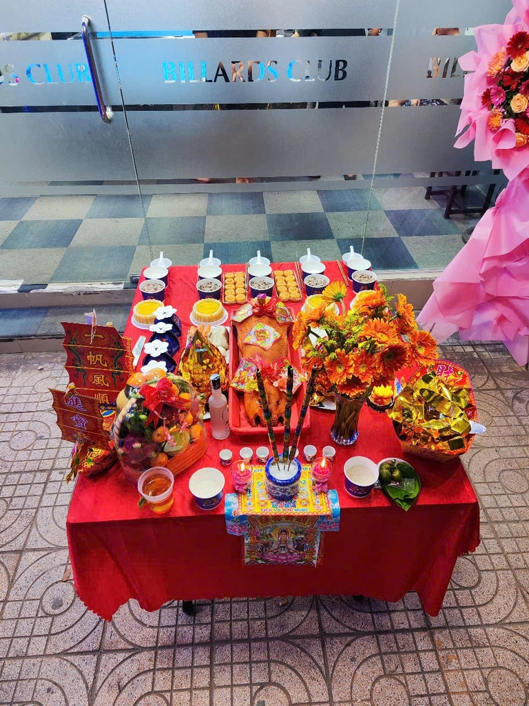 Mâm Cúng Khai Trương Tại Phường Bình Thới