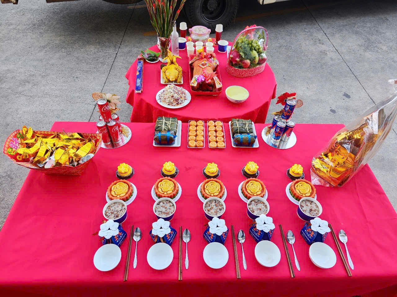 Mâm cúng giỗ tổ nghề may VIP 1 - Đầy Đủ