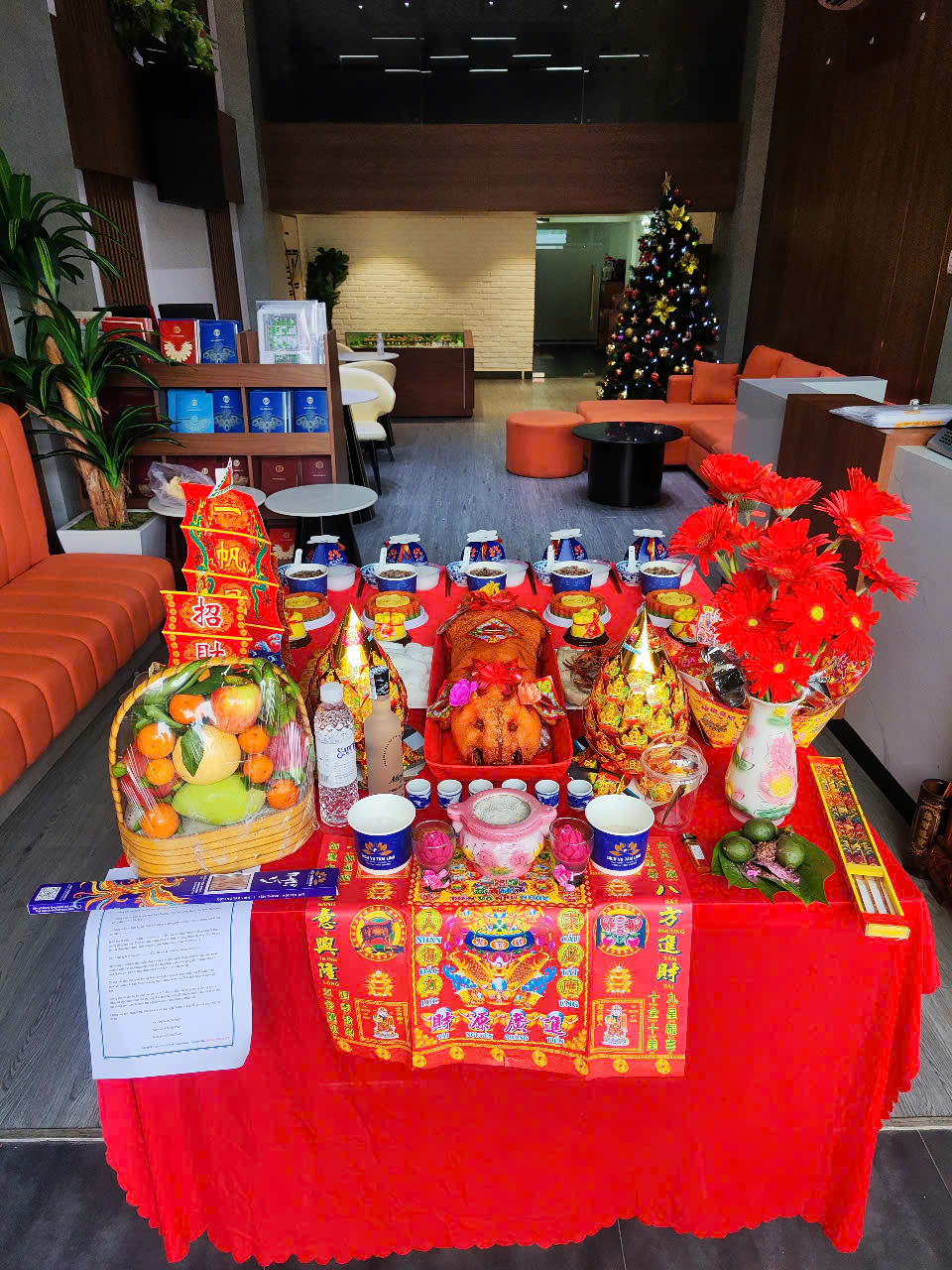 Mâm Cúng Khai Trương Trọn Gói – Dịch Vụ Tâm Linh Chuẩn Phong Tục, Khởi Đầu Thuận Lợi