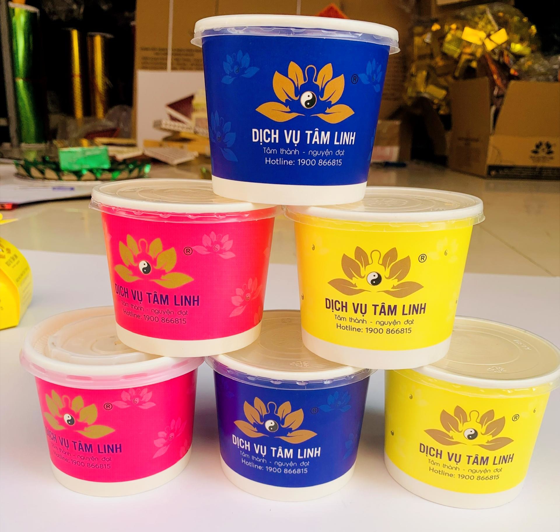Ly chè - cháo dùng 1 lần