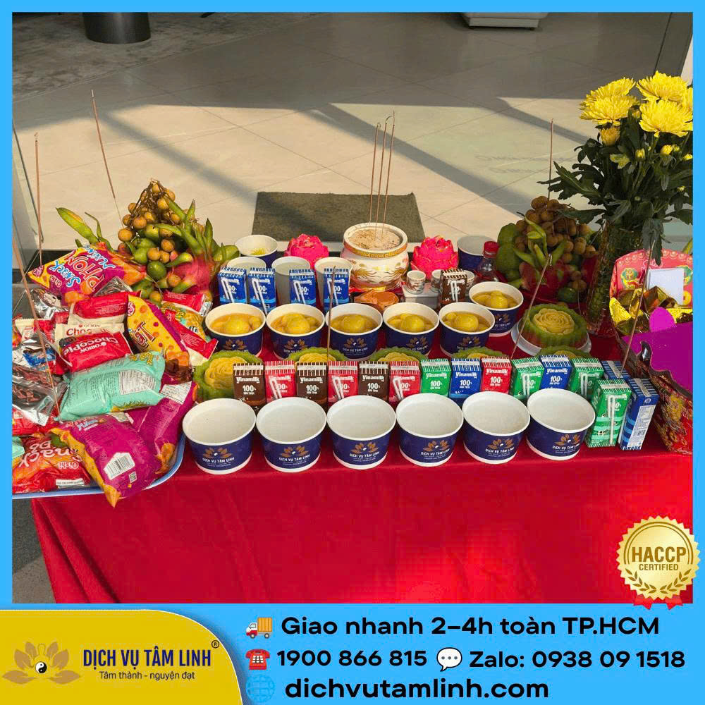 Mâm cúng cô hồn tại phường Đức Nhuận: 12 tình huống khách hay hỏi khi đặt mâm