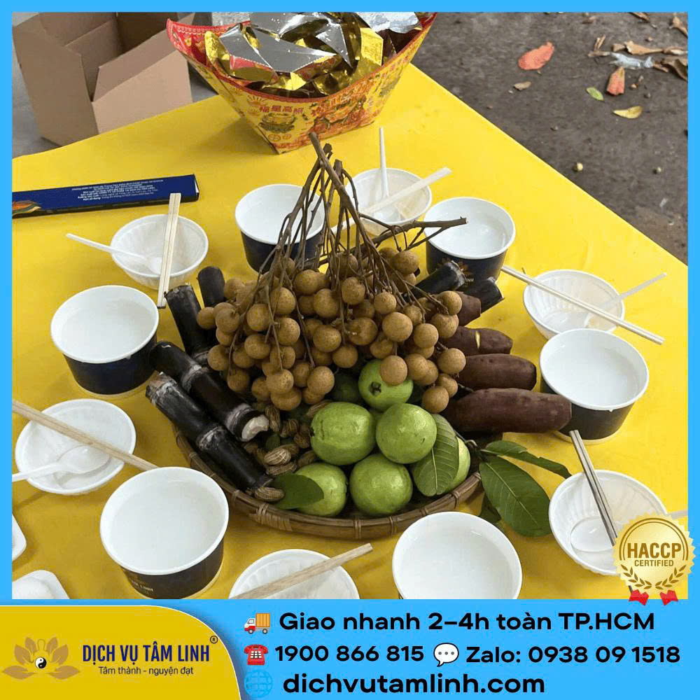 Mâm cúng cô hồn tại phường Bình Lợi Trung – Cách chốt đơn rõ giá, đủ lễ, không phát sinh sát giờ