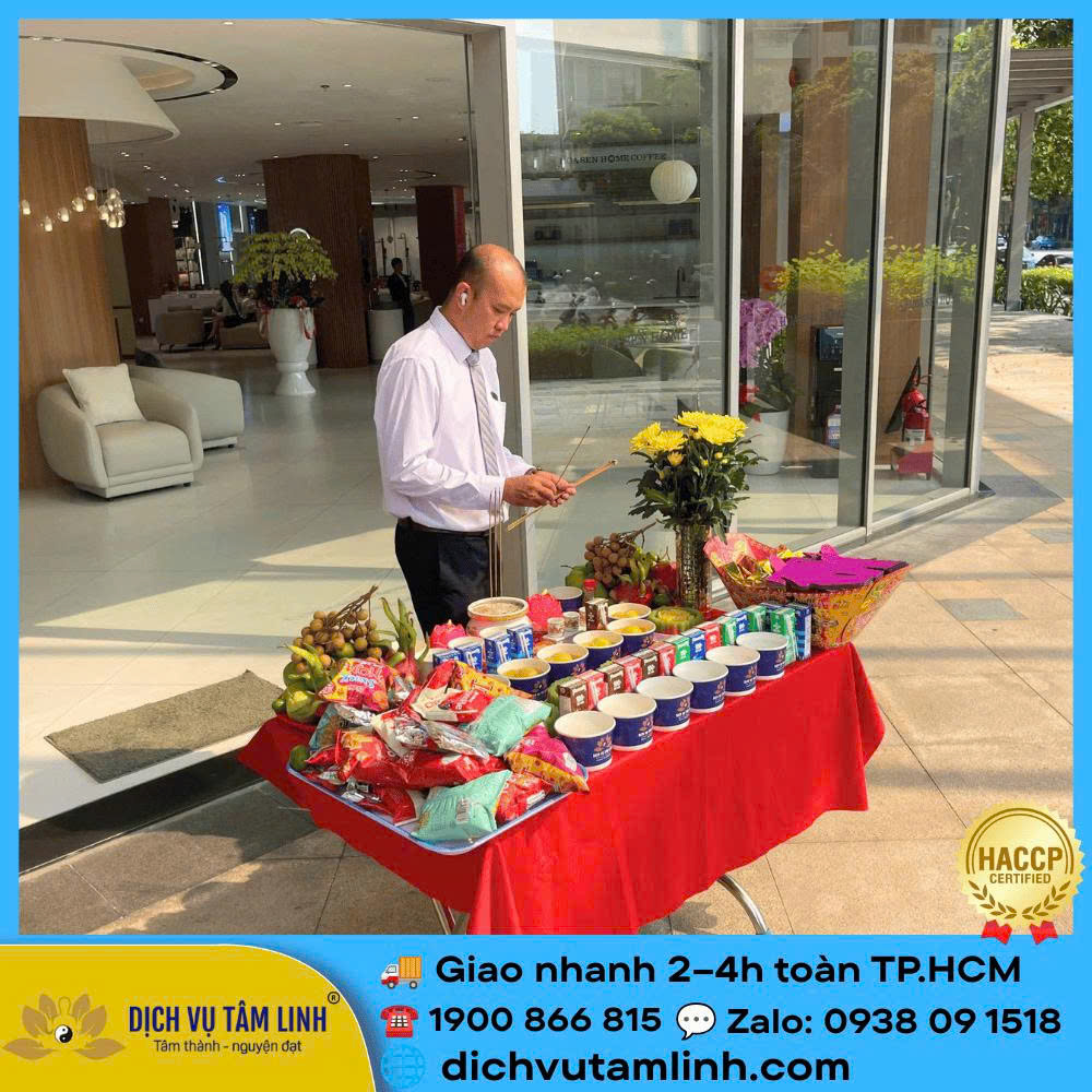 Mâm cúng cô hồn tại phường Phú Lâm: Trọn gói đúng lễ, dễ bày, không thiếu vật phẩm