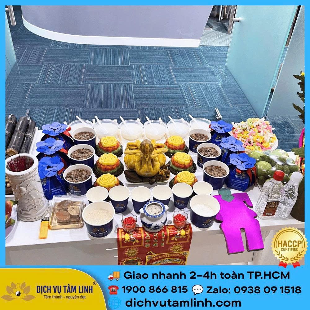 Mâm cúng cô hồn tại phường Bình Phú – Trọn gói theo ngày cúng, đúng lễ, giao nhanh TP.HCM