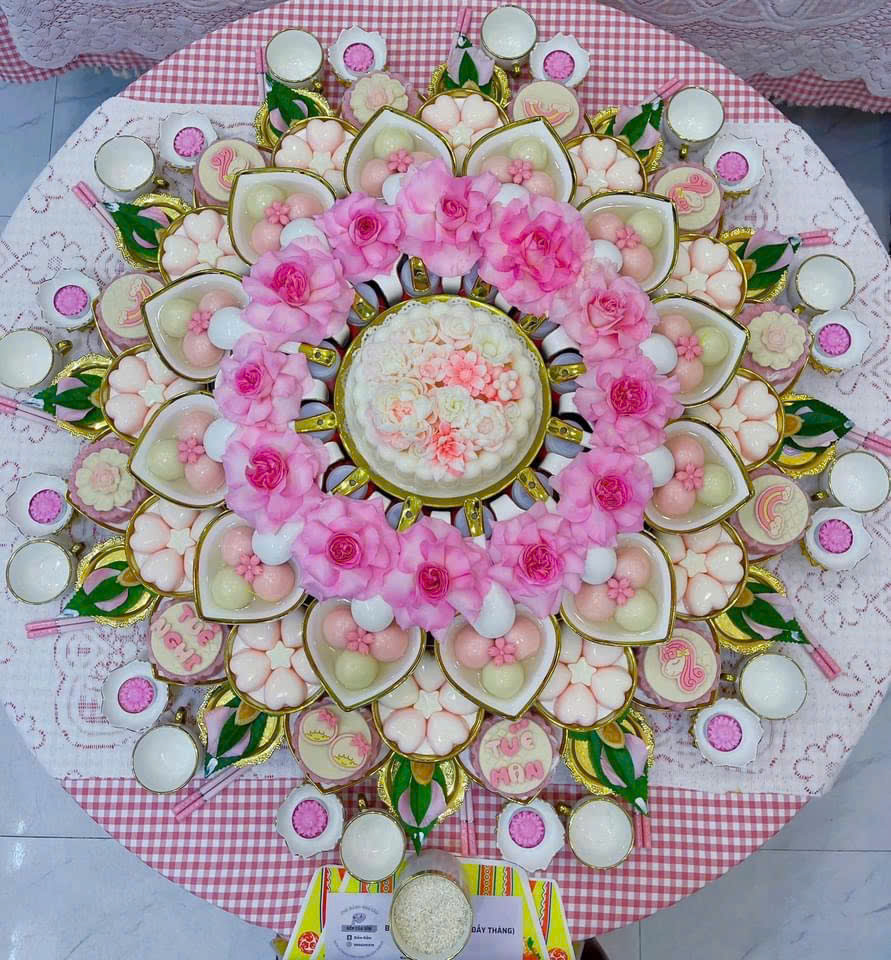 lễ vật mâm cúng đầy tháng chi tiết đúng phong tục