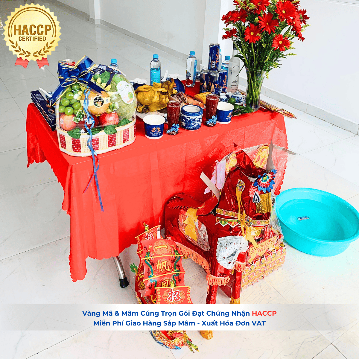 Mâm Cúng Nhập Trạch VIP1 trọn gói cao cấp chỉn chu tại TPHCM