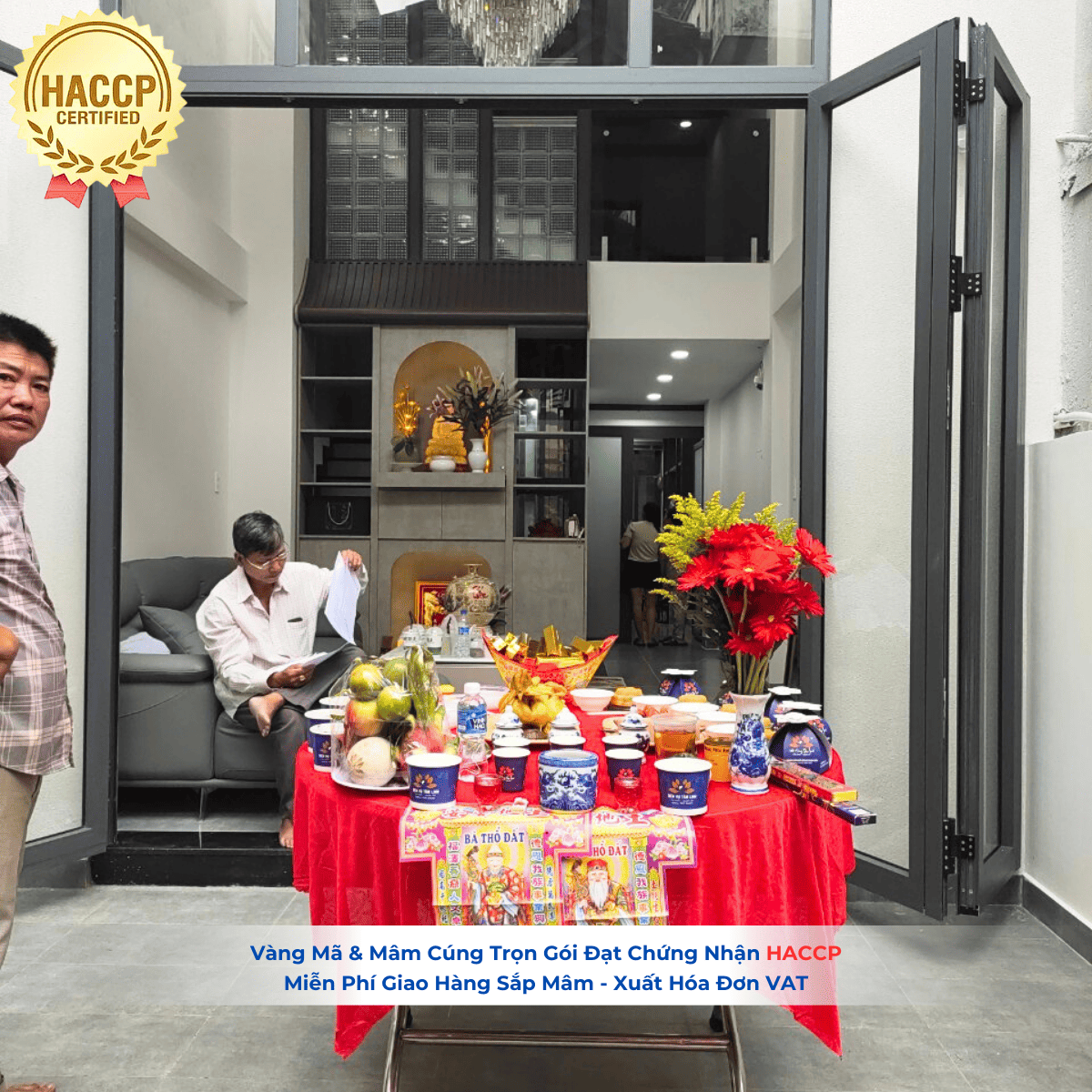 Mâm cúng nhập trạch tại nhà phố Phường Tân Mỹ Mâm cúng nhập trạch tại Phường Tân Mỹ: Bật 6 đèn xanh để ngày về nhà mới gọn, đủ lễ và không rối việc