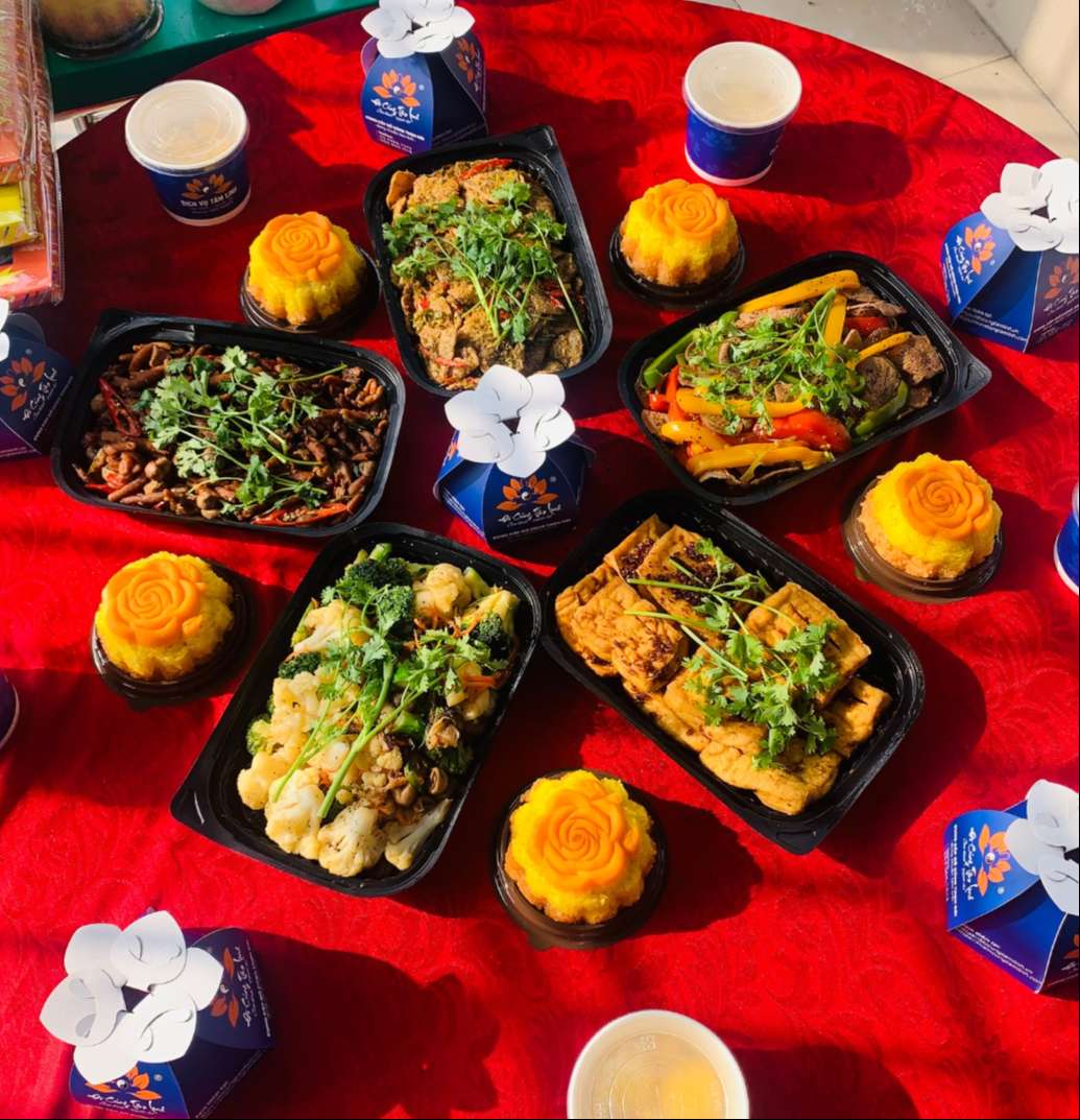Chi tiết các lễ vật trong mâm cúng chay VIP 2 thịnh soạn