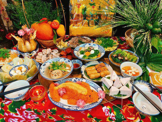 Chi tiết lễ vật mâm cúng ông táo thịnh soạn 1 cao cấp