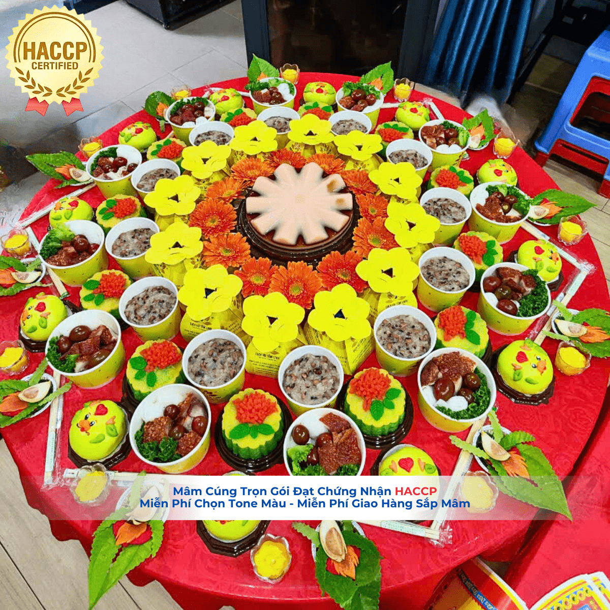 Mâm Cúng Đầy Tháng VIP4