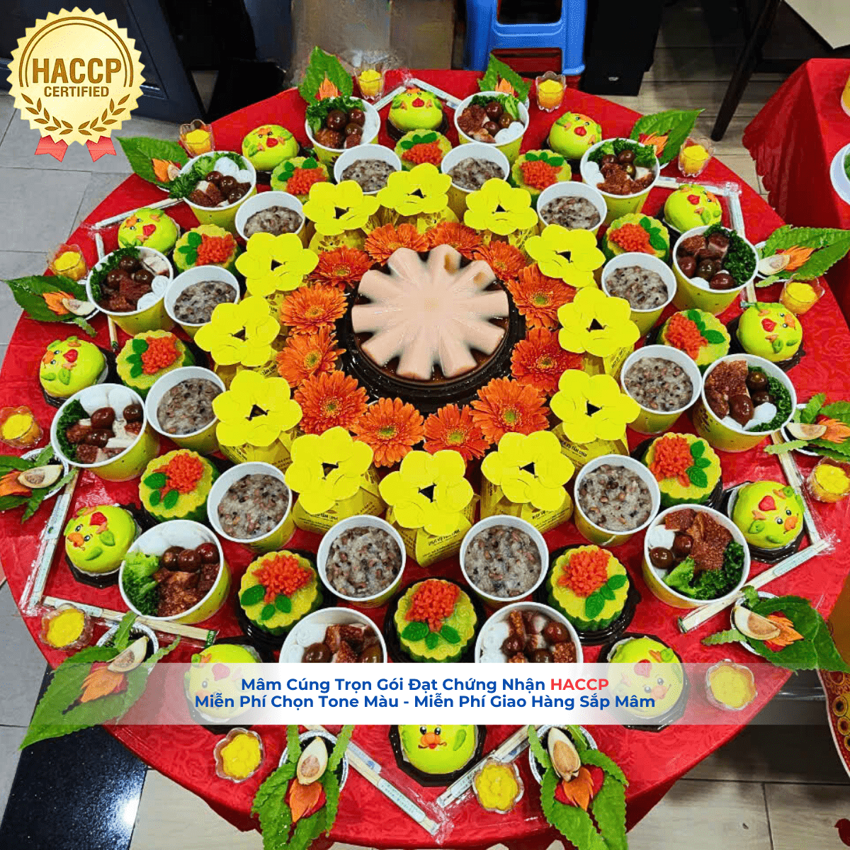 Mâm Cúng Đầy Tháng VIP4
