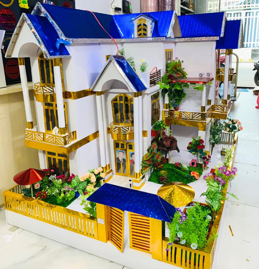 Chi tiết ban công và sân vườn biệt thự vàng mã VIP17 Luxury tinh xảo