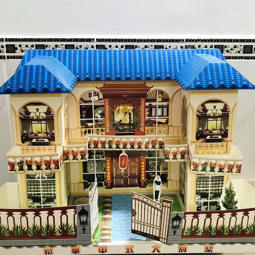 Biệt thự vàng mã TL11 mẫu hiện đại cao cấp sắc nét