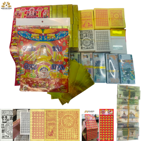 Combo cúng Thần Tài Phát Tài đầy đủ vàng mã cao cấp đặt xưởng tại Quận 12