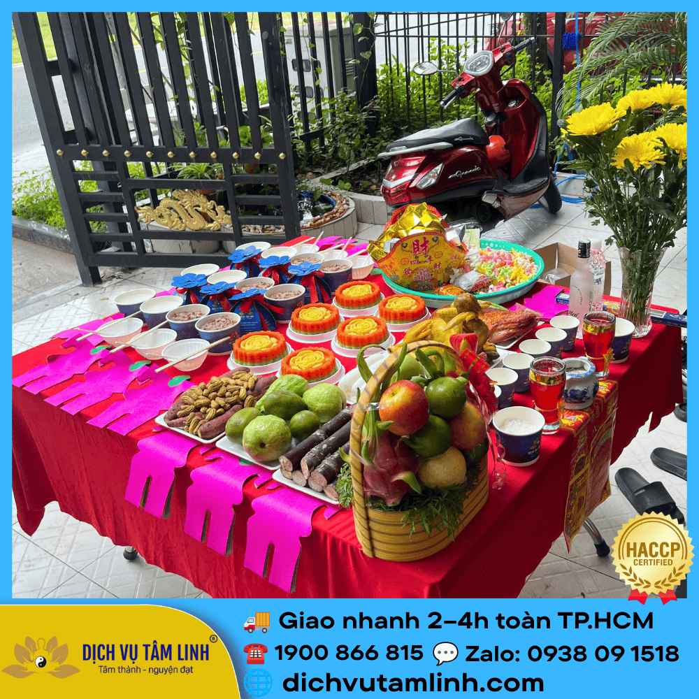 Mâm Cúng Cô Hồn Mặn Thịnh Soạn – Phù Hợp Cửa Hàng, Công Ty