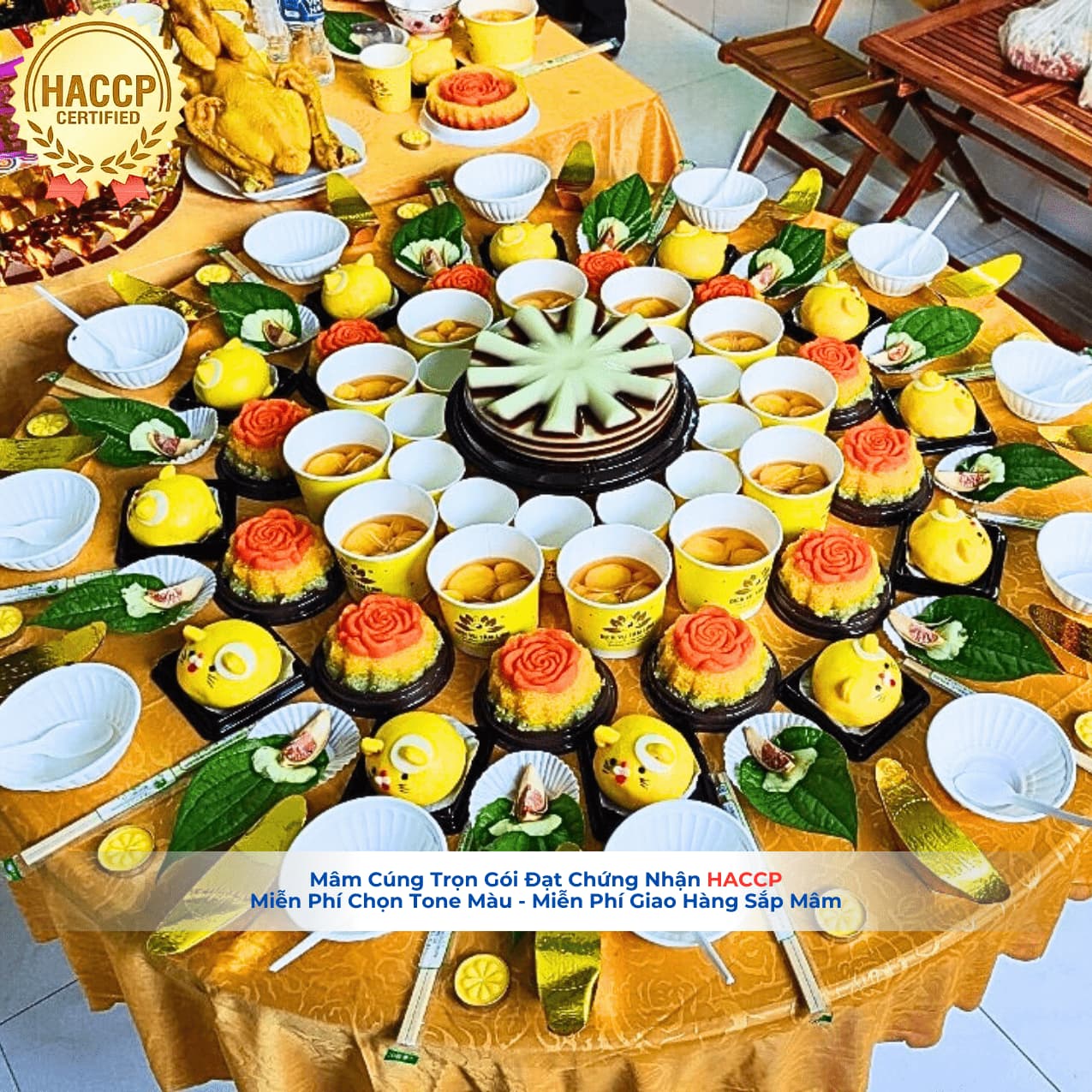 Mâm Cúng Căn Bé Gái Trọn Gói – Chuẩn Lễ
