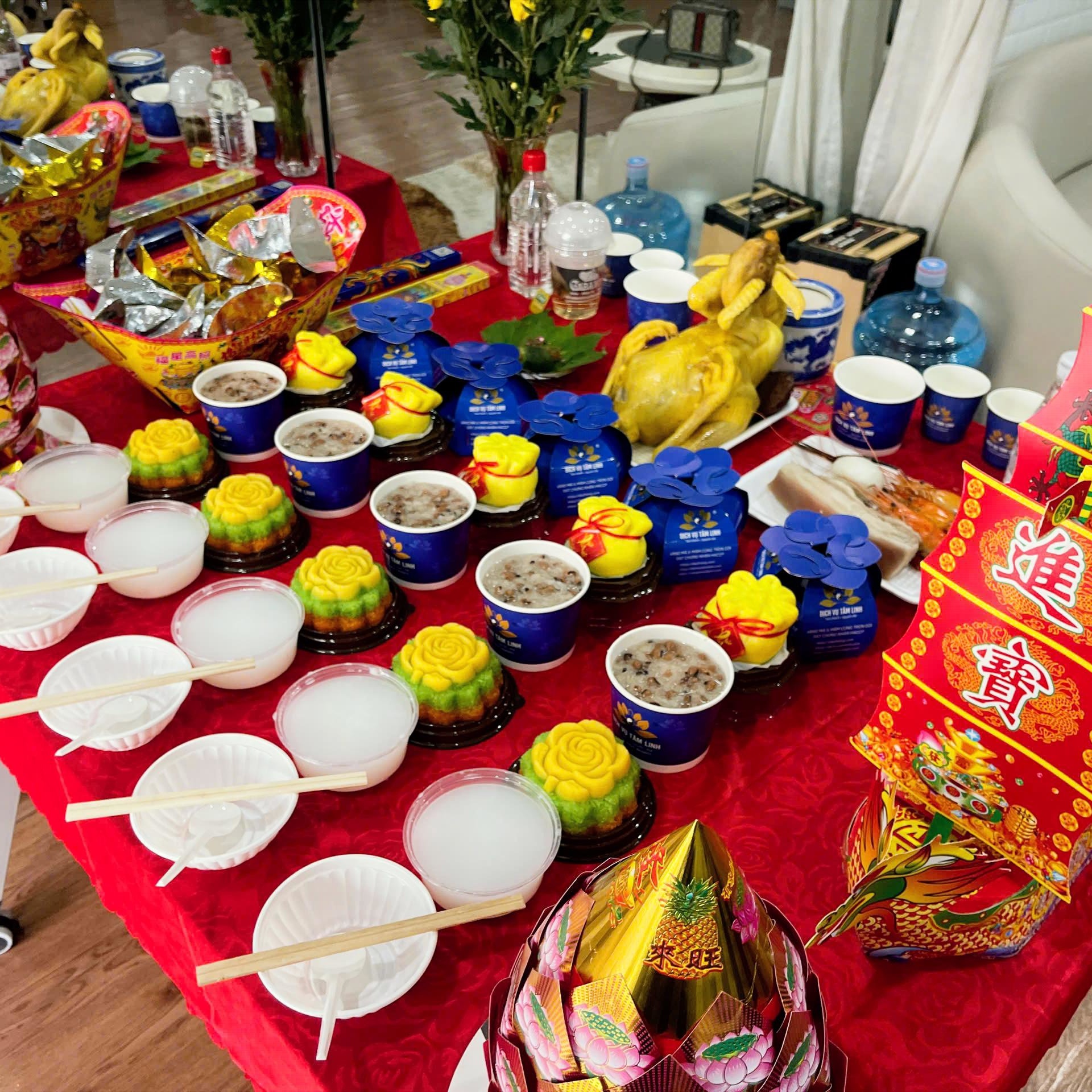 Mâm Cúng Khai Trương Cơ Bản