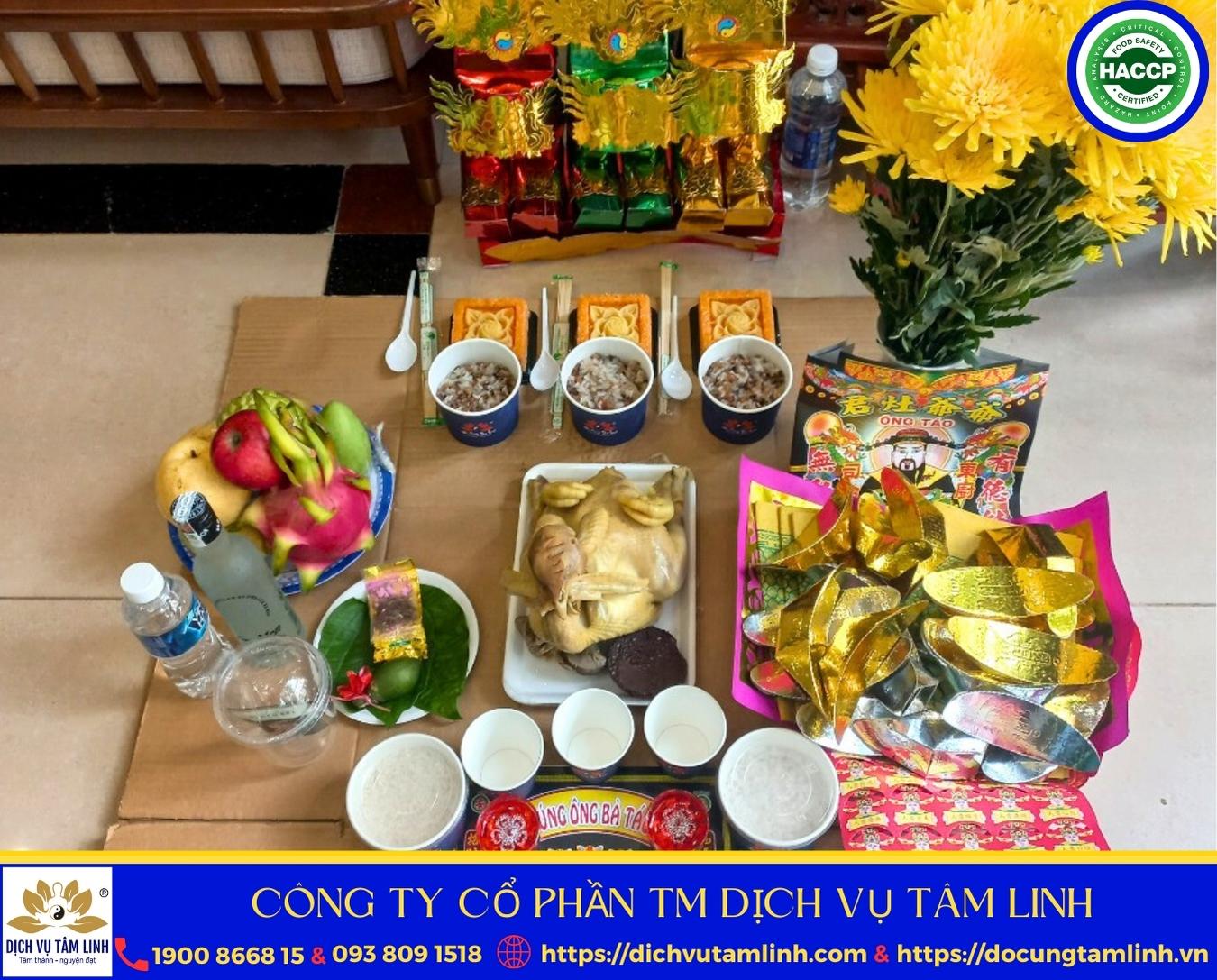 Mâm Cúng Ông Táo Thịnh Soạn 2
