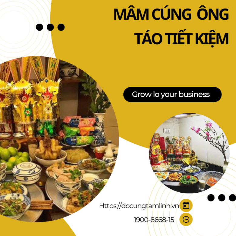 Sắp xếp mâm cúng ông táo chuẩn phong thủy